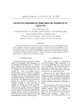 Catalytic cracking of vegetable oil sludge by HY catalyst