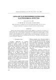 Capillary electrophoresis system using electrochemical detection