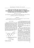 Tổng hợp các dẫn xuất chứa Halogen của Chrysosplenol C (4’,5,6-trihydroxy-3,3’,7-trimethoxy-flavon), phân lập từ cây Miliusa balansae