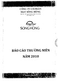 Báo cáo thường niên năm 2010 Công ty Cổ phần May Sông Hồng