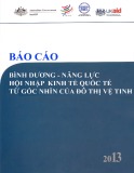 Báo cáo: Bình Dương - Năng lực hội nhập kinh tế quốc tế ngành dệt may từ góc nhìn của đô thị vệ tinh