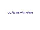 Bài giảng Quản trị vận hành