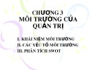 Bài giảng Quản trị học: Chương 3 - Trang Thành Lập