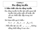 Bài giảng Kinh tế lượng - Chương 6: Đa cộng tuyến