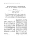 Thực trạng quản lý và bảo vệ môi trường dựa trên văn hóa cộng đồng ở một số làng nghề ven sông Cà Lồ