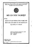 Đồ án: Khảo sát quy trình công nghệ chế biến chả giò nhìn từ góc độ HACCP tại Công ty Visan - Phạm Thị Kim Hoa