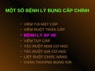 Bài giảng Một số bệnh lý bụng cấp chính