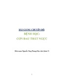 Bài giảng chuyên đề Bệnh học: Cơn đau thắt ngực - Nguễn Công Phang (Học viên Quân y)