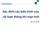 Bài giảng Xác định các kiểu hình của rối loạn thông khí mạn tính - M.C.F.Pain