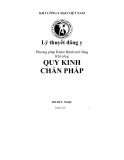 Lý thuyết Đông y - Phương pháp khám bệnh mới bằng khí công (Quy kinh chẩn pháp) -  Khí công Y đạo Việt Nam