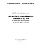 Kỷ yếu Hội thảo khoa học: Chúa Nguyễn và Vương triều Nguyễn trong lịch sử Việt Nam từ thế kỷ XVI đến thế kỷ XIX: Phần 2