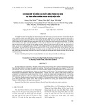 So sánh một số giống lúa chất lượng trong vụ xuân tại cánh đồng Mường Thanh huyện Điện Biên