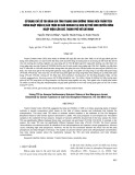 Sử dụng chỉ số TDI đánh giá tình trạng dinh dưỡng trong nền trầm tích rừng ngập mặn bị xáo trộn do bão Durian tại Khu dự trữ sinh quyển rừng ngập mặn Cần Giờ, Thành phố Hồ Chí Minh