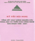 Triển khai công nghệ giai đoạn 1996-2001 và Kỷ yếu hội nghị tổng kết hoạt động nghiên cứu khoa học: Phần 1