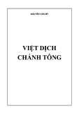 Việt dịch chánh tông - Nguyễn Văn My