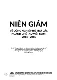 Niên giám về công nghiệp hỗ trợ các ngành chế tạo Việt Nam 2014 - 2015