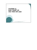 Bài giảng Chương 2: Giải thuật và cấu trúc dữ liệu - TS. Vũ Thị Hương Giang
