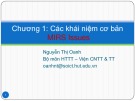 Bài giảng Chương 1: Các khái niệm cơ bản (MIRS Issues) - Nguyễn Thị Oanh