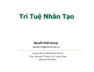 Bài giảng Trí tuệ nhân tạo: Logic và suy diễn - Nguyễn Nhật Quang