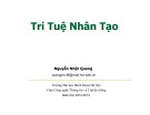 Bài giảng Trí tuệ nhân tạo: Giải quết vấn đề - Nguyễn Nhật Quang