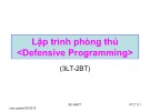 Bài giảng Programming technique: Chương 5 - Lương Mạnh Bá