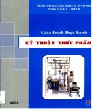 Giáo trình Thực hành kỹ thuật thực phẩm: Phần 1