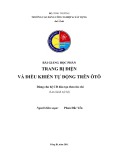 Bài giảng học phần Trang bị điện và điều khiển tự động trên ôtô - Phan Đắc Yến