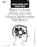 Bằng sáng chế phần mềm. Nguy cơ tuyệt chủng của các công ty phần mềm Việt Nam?