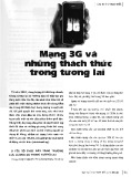 Mạng 3G và những thách thức trong tương lai