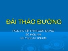 Bài giảng Đái tháo đường - PGS.TS. Lê Thị Ngọc Dung