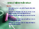 Bài giảng Sinh lí bệnh tuần hoàn