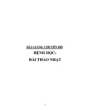 Bài giảng chuyên đề bệnh học: Đái tháo nhạt
