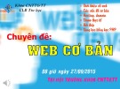 Chuyên đề: Web cơ bản