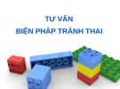 Bài giảng Tư vấn biện pháp tránh thai