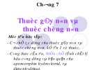 Bài giảng Chương 7: Thuốc gây nôn và thuốc chống nôn