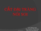 Bài giảng Cắt đại tràng nội soi - TS.BS. Hồ Hữu Thiện