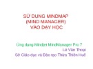 Bài giảng Sử dụng Mindmap (Mind Manager) vào dạy học - Lê Văn Thoại