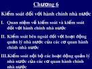 Bài giảng Quản lý Nhà nước nhập môn Hành chính công: Chương 6 - ThS. Trương Quang Vinh