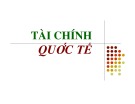 Bài giảng Tài chính tiền tệ: Chương 13 - Tài chính quốc tế