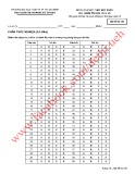 Đề thi thử kết thúc học phần: Quản trị học - Mã đề 158