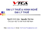 Bài giảng Đại lý thuế & hành nghề đại lý thuế - Nguyễn Thị Cúc
