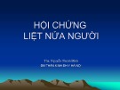 Bài giảng Hội chứng liệt nửa người - ThS. Nguyễn Thanh Bình