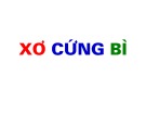 Bài giảng Xơ cứng bì