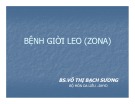 Bài giảng Bệnh giời leo (zona) - BS. Võ Thị Bạch Sương