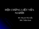 Bài giảng Hội chứng liệt nửa người - BS. Huỳnh Thị Liễu