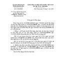 Công văn số: 3510/UBND