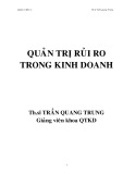 Quản trị rủi ro trong kinh doanh - ThS. Trần Quang Trung