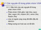 Bài giảng Chương 9: Các nguyên tố trong phân nhóm VIII