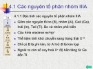 Bài giảng Chương 4: Các nguyên tố phân nhóm III