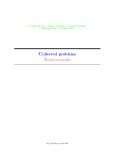 Collected problems: About inequality